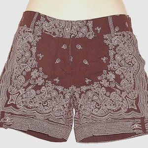 Rare Bandana Paisley 2 Pockets Sexy Fashion Shorts